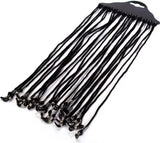 Glasses Cord / 12 Pieces / Black Cord / 3D