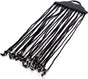 Glasses Cord / 12 Pieces / Black Cord / 3D