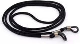 Glasses Cord / 12 Pieces / Black Cord / 3D
