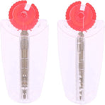 2x Flint Dispenser With Wick | 12 Flints | 2 Wicks