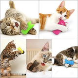 Catnip Plush Toy | Cat Toys | Catnip | Cat Toys | BLUE - Rear View