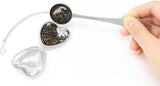 Stainless Steel Heart-shaped Tea Infuser | Male Tea Filter | Separate Tea Strainer | Herb Heart | Sieve | Tongs | Infuser | Tea Egg | Mr Tea | Little Tea Man | Stainless Steel - 45-Degree Angle