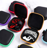 Earbud Storage Case | Case | Pouch | Organizer | For Storing Earbuds And Charging Cables | Storing Keys | USB | - Side View