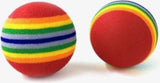 4 Pieces Cat Balls | Cat Toys | Cat Toys | Interactive Play | Kittens | 3.5 CM | Rainbow 4 Pieces