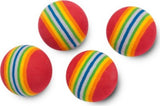 4 Pieces Cat Balls | Cat Toys | Cat Toys | Interactive Play | Kittens | 3.5 CM | Rainbow 4 Pieces - Side View