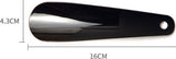Plastic Shoehorn 16 CM | Shoe Entry Aid | Shoe Accessories | BLACK
