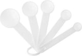 Measuring Spoon Set 5 Pieces | Kitchen Utensils | Measuring Spoon | White