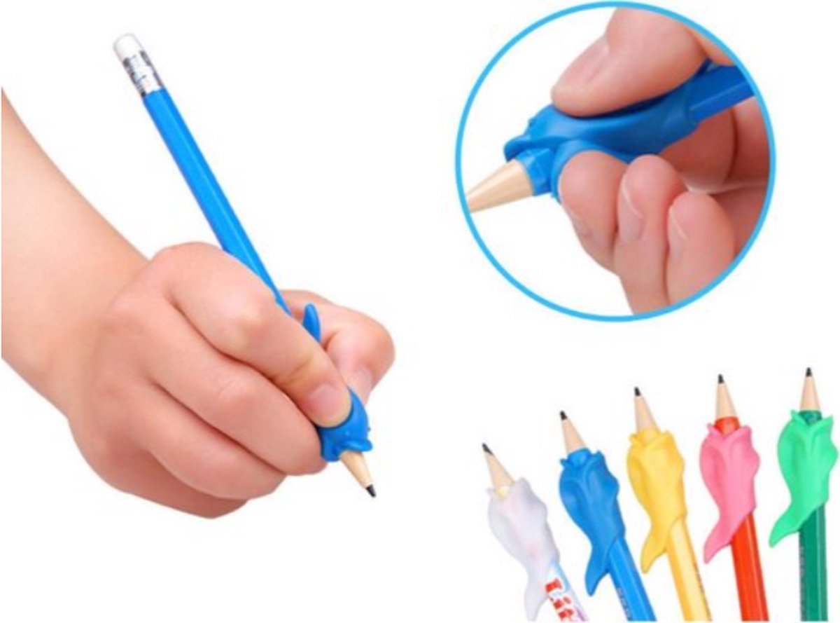 Pencil Grip | Drawing Aid | Pen Grip Aid | Various Colors | 3 Pieces