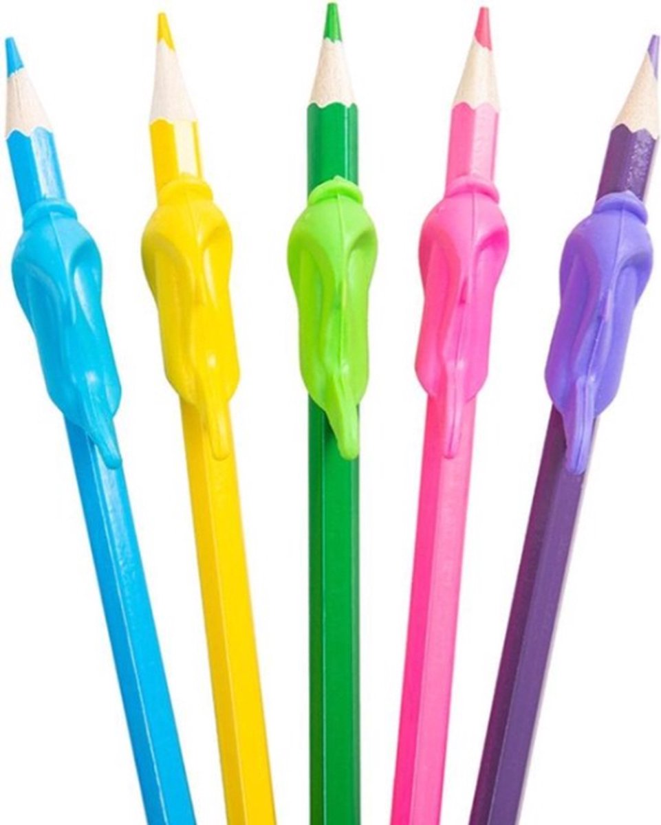 Pencil Grip | Drawing Aid | Pen Grip Aid | Various Colors | 3 Pieces