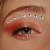 Diamond Face - Glitter makeup stickers in 4 sizes - 100 pieces - Side View
