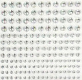 Diamond Face - Glitter makeup stickers in 4 sizes - 100 pieces