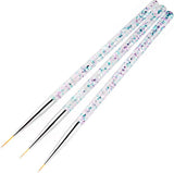 Nail Art Pens Set of 3 | Nail Brushes | GOLD - Front View