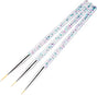 Nail Art Pens Set of 3 | Nail Brushes | silver