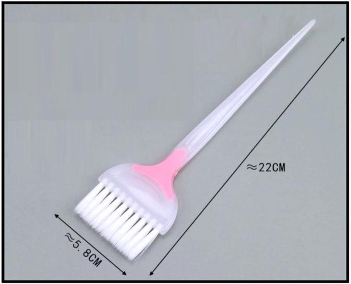 Hair Dye Brush | Paint Brush | For Applying Hair Dye | Hairdresser Accessories | Black/Pink