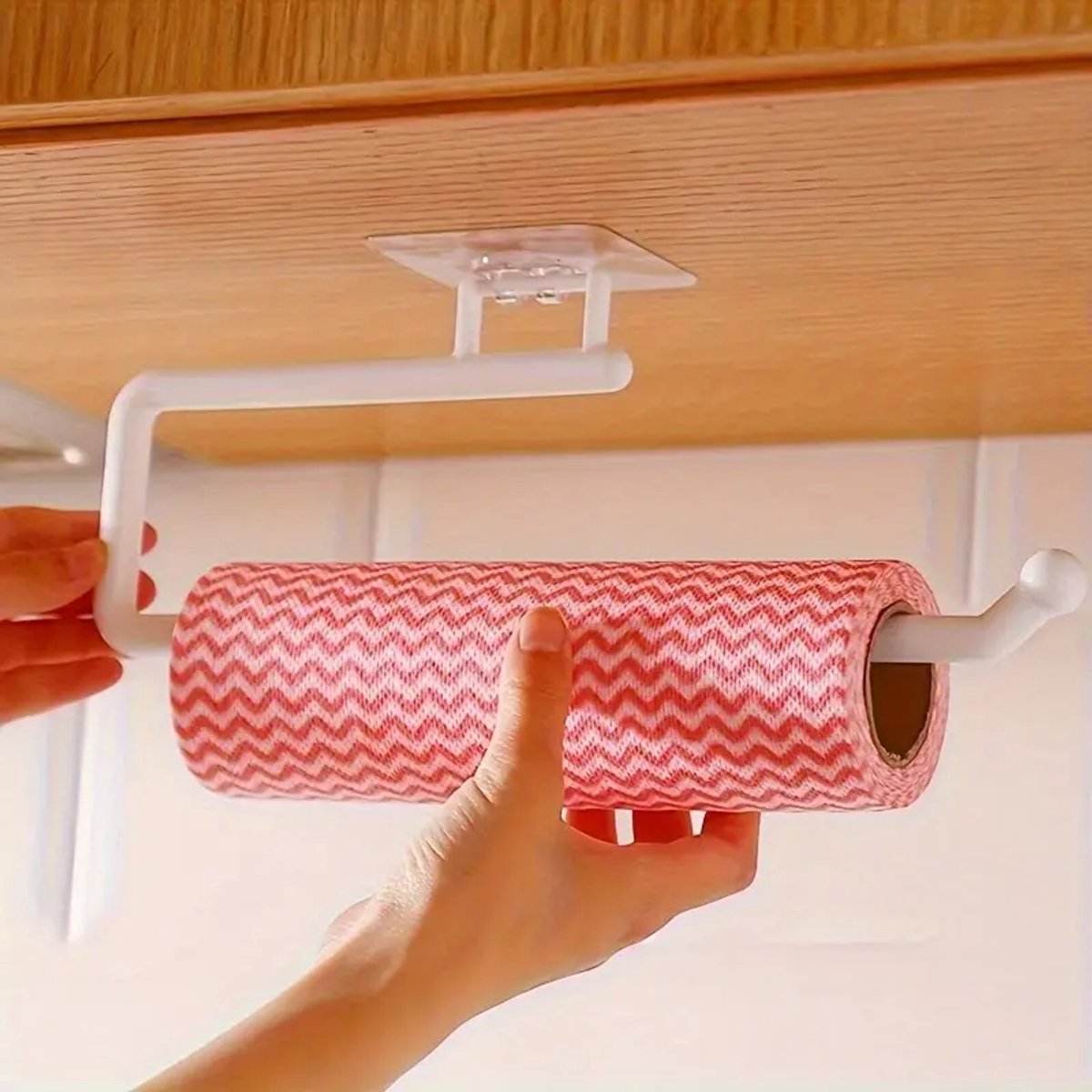 Kitchen Roll Hanger | Kitchen Roll Holder | Kitchen Roll Holder | Foil Holder | Self-Adhesive | White