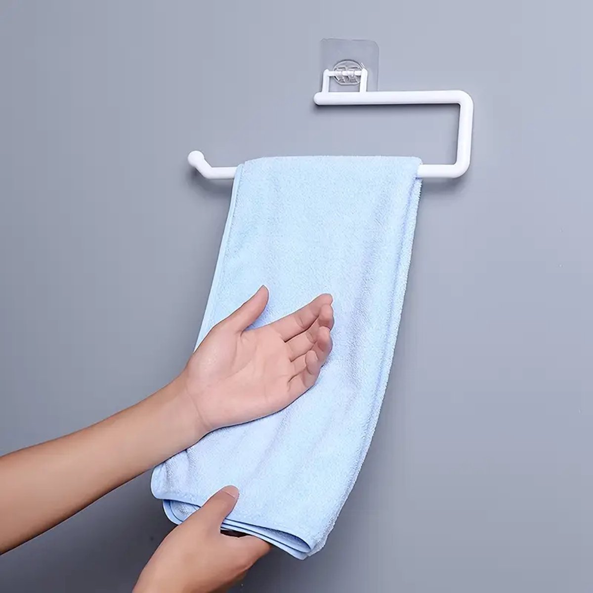 Kitchen Roll Hanger | Kitchen Roll Holder | Kitchen Roll Holder | Foil Holder | Self-Adhesive | White