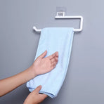 Kitchen Roll Hanger | Kitchen Roll Holder | Kitchen Roll Holder | Foil Holder | Self-Adhesive | White
