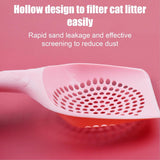 Cat Litter Scoop | Poop Scoop | 25 CM | Small Holes | BLUE - Rear View