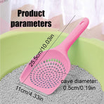 Cat Litter Scoop | Poop Scoop | 25 CM | Small Holes | Pink