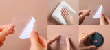 No Drilling Required Hair Dryer Holder | Hair Dryer Wall Bracket | Hair Dryer Holder | Hair Dryer Holder | Self-Adhesive | WHITE - Front View