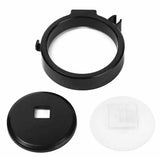 No Drilling Required Hair Dryer Holder | Hair Dryer Wall Bracket | Hair Dryer Holder | Hair Dryer Holder | Self-Adhesive | WHITE - Side View