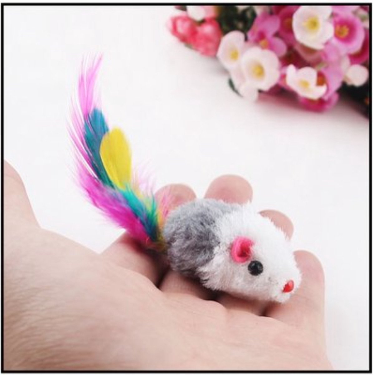 10x Plush Toy Mouse | Cat Toys | Toy Mice | Play Mouse