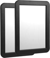 Magnetic Closing Mirrors 17.8 × 13.5 cm - Set of 2 - Makeup Mirror for School, Gym, and Office - Storage Accessories