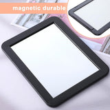 Magnetic Closing Mirrors 17.8 × 13.5 cm - Set of 2 - Makeup Mirror for School, Gym, and Office - Storage Accessories - 45-Degree Angle