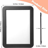 Magnetic Closing Mirrors 17.8 × 13.5 cm - Set of 2 - Makeup Mirror for School, Gym, and Office - Storage Accessories