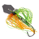 2 of 6 Pcs/lot Artificial Fishing Lures s 10cm11g Chatterbait Spinner Bait Blade Jig Dancer Buzzbait Wobbler Fishing Accessorie 6 Pcs mix - Rear View