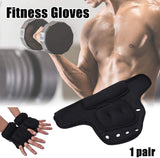 Weighted Exercise Gloves, Pair of 2 lb,Sandbag Weight Bearing Training Gloves Fitness Gloves with Wrist Suort for Gym Boxing, Cross Training, Cardio Workouts Black free size