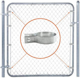 16 Pcs Brace Bands Chain Link Fence, Galvanized Steel Chain Link Brace Band Use for 1-7/8