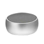 BS02 Bluetooth Smart Speaker, Outdoor Portable Mini Boombox With Bass, Card Slot, And Sound Amplification Silver
