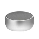 BS02 Bluetooth Smart Speaker, Outdoor Portable Mini Boombox With Bass, Card Slot, And Sound Amplification Silver