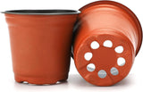 50Pcs Plastic Plant Nursery Pots,3.9x2.7x3.3In Seed Starting Pots with Drainage Holes for Indoor,Durable Soft Nursery Containers for Transplanting
