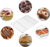 1Pack Kitchen Baking Rack,Small Cooking Rack,Nonstick Wire Grill Net,Stainless Steel Roasting Grid Frame,Oven & Dishwasher Safe,for Picnic Camping Dinning and Outdoors 8"x 6 8"×6"×0.6"