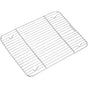 1Pack Kitchen Baking Rack,Small Cooking Rack,Nonstick Wire Grill Net,Stainless Steel Roasting Grid Frame,Oven & Dishwasher Safe,for Picnic Camping Dinning and Outdoors 8"x 6 11"×9"×0.6"