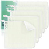Exfoliating Washcloths,African Exfoliating Net,Reusable African Net Sponge,8.7x10.2In Beige Mutilfunction Wash Cloth for Face and Body Beige