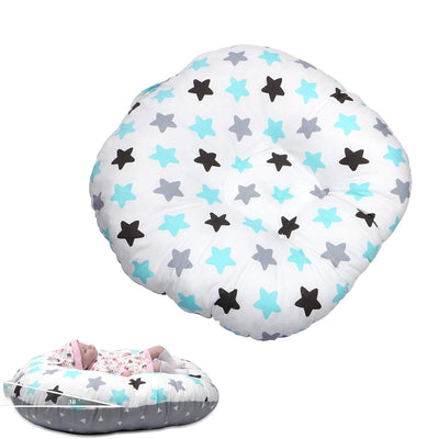 Soft Nest Sleeper Pillow, Breathable Cotton Bed Pillow, Lounger Pillow, 1Pcs, 23.6 x 21.6'