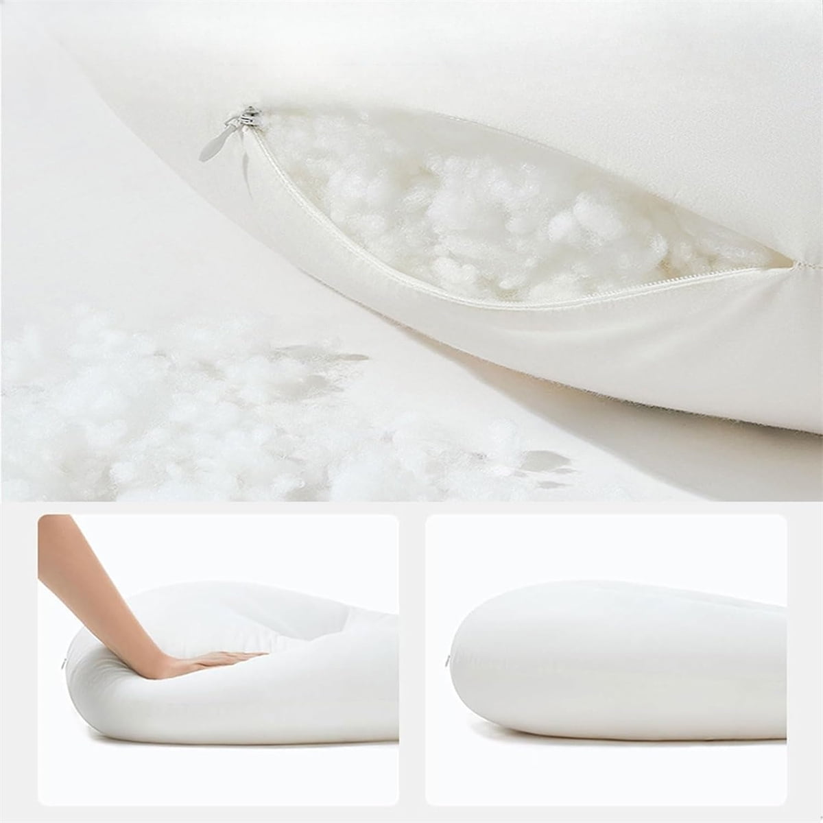 Soft Nest Sleeper Pillow, Breathable Cotton Bed Pillow, Lounger Pillow, 1Pcs, 23.6 x 21.6'