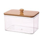 QIDITONG Laundry Sheet Holder With Lid Laundry Room Storage Containers Laundry Pod Container Jars Dryer Sheet Organizer Laundry Room Accessories 18.30X12.40X12.00CM Transparent