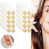 Earring Stickers for Split Earlobes,50Pcs Earring Support Patches,Reinforcement Ear Stickers Earring Backs for Droopy Ears Heavy Earrings,Large Earring Stabilizers Stickers Beige