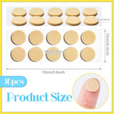 Earring Stickers for Split Earlobes,50Pcs Earring Support Patches,Reinforcement Ear Stickers Earring Backs for Droopy Ears Heavy Earrings,Large Earring Stabilizers Stickers Beige - Front View