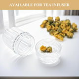 2.5x1.7In Fruit Infuser Insert,Set of 2 Reusable Fruit Infuser Water Pitcher for Iced Tea,Juice,Beverages,Water - Top-Down View