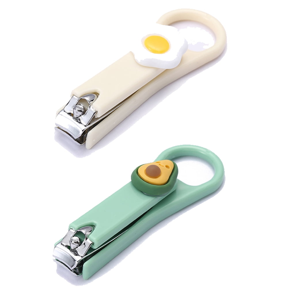 2Pcs Fingernail Clipper,Very Sharp and Cute Nail Clippers,Suitable for Adults and Children style 2