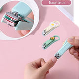2Pcs Fingernail Clipper,Very Sharp and Cute Nail Clippers,Suitable for Adults and Children style 2