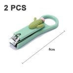 2Pcs Fingernail Clipper,Very Sharp and Cute Nail Clippers,Suitable for Adults and Children style 7