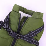 Warm Dog Winter Jacket, Snowproof Windproof Waterproof Dog Coat, Soft Fleece Lining for Cold Weather, Purple, Size 3XL