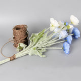 1 Rolls Floral Bind Wire Wrap Twine,Vine Wire Waterproof Paper Wrapped Rope Metal Wire for Flower Bouquets Flower Crowns, Artificial Flower Making, DIY Projects,Wedding Decorating (Brown) Brown