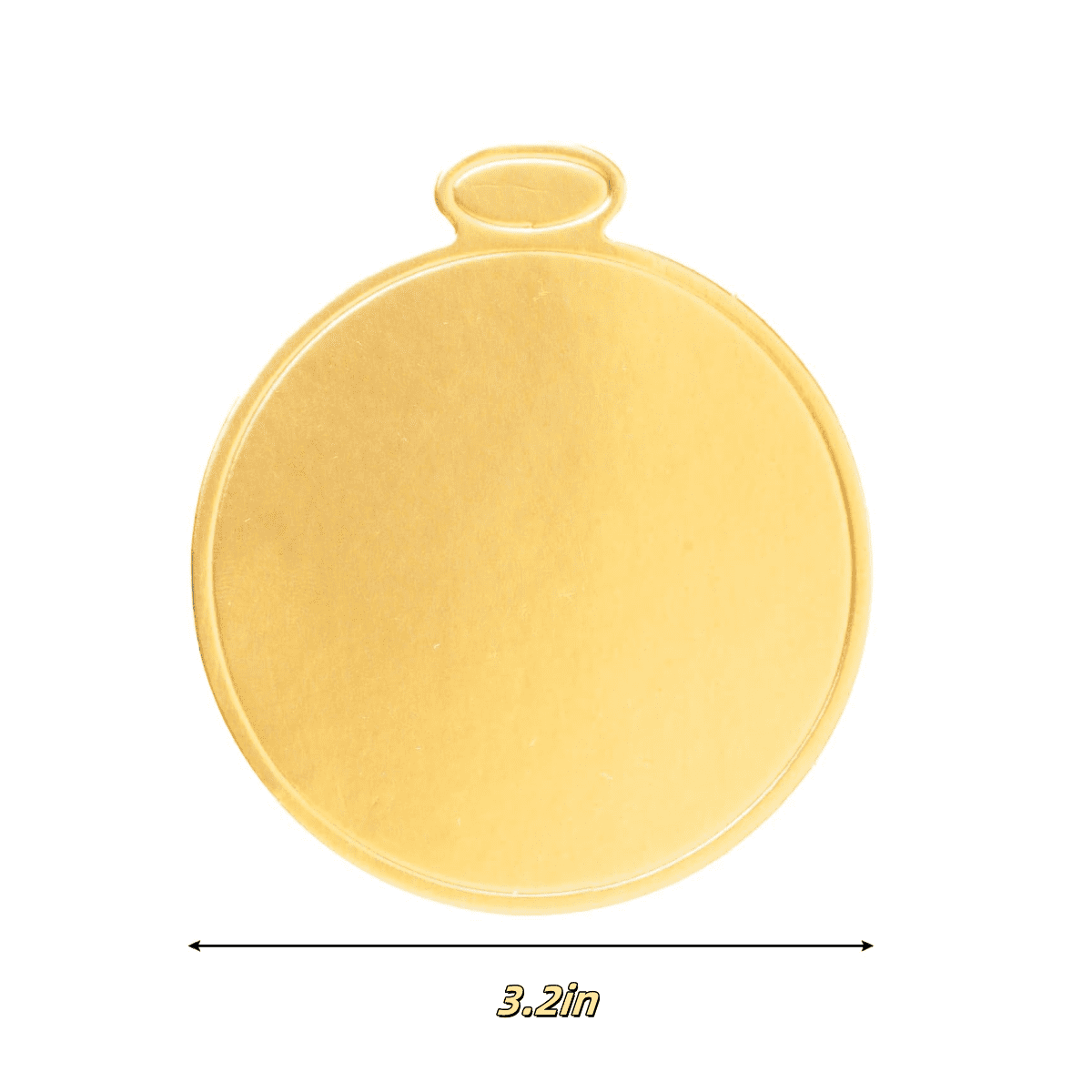Gold Round Cake Base,Set of 50 Durable Round Mini Dessert Boards,Portable Mousse Base,Mousse Paper Board,Cupcake Trays for Dessert Display.3.2In 3.2" x 3.2"